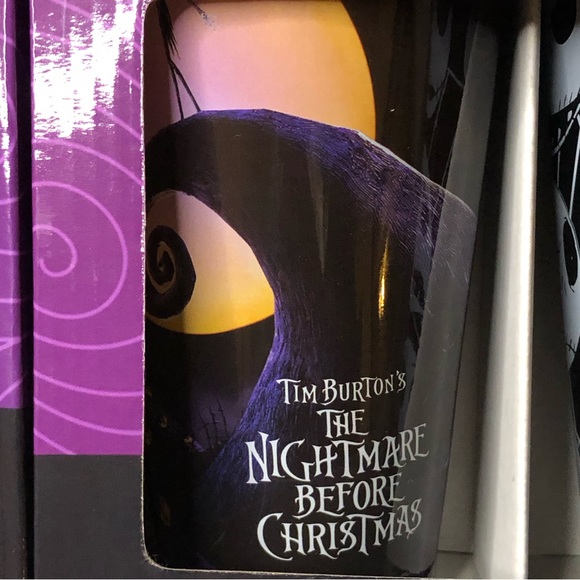 1 Set Of 2 Disney Tim Burton’s “The Nightmare Before Christmas” Glassware NEW - Picture 5 of 6